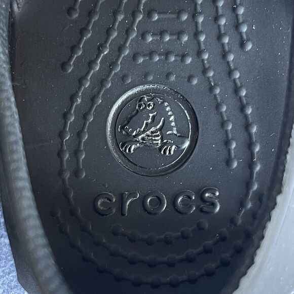 Crocs Kadee Ballet Flats Womens Size 5 Black Slip On Slingback Comfort - Picture 4 of 6